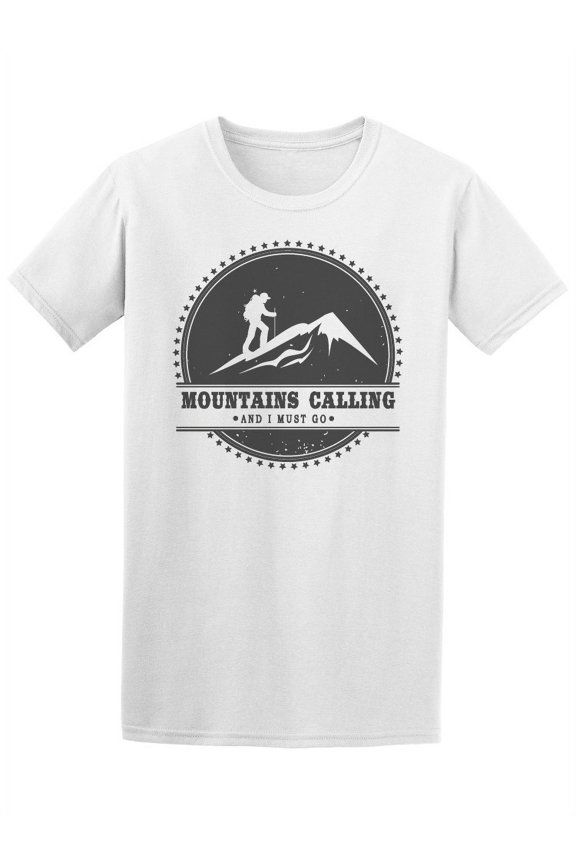 Mountains Calling I Must Go Tee Men's -Image by Shutterstock