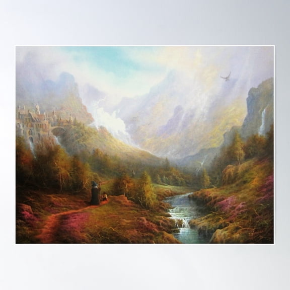 Mountains In The Mist Poster, 12x18 UNFRAMED