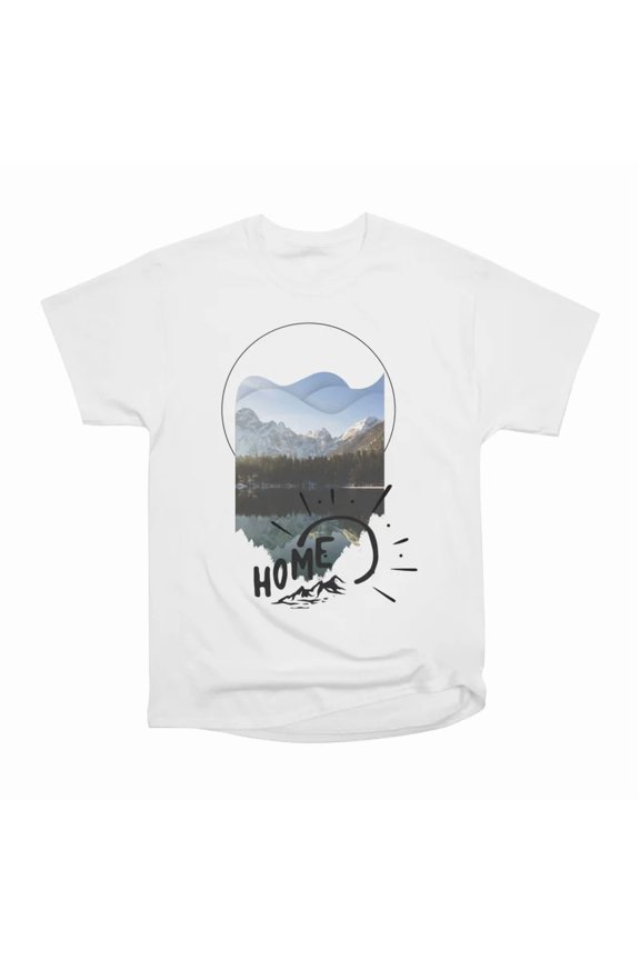 Mountains My Home T-Shirt Tee Gift For Him Merch For Her Apparel For Friend