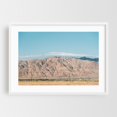 thumbnail image 1 of Mountains, Niland - Niland California Photography Landscape Desert Mountain Nature Scenic Travel Poster Minimalist White Framed Wall Art Print 5 x 7 inches, 1 of 3
