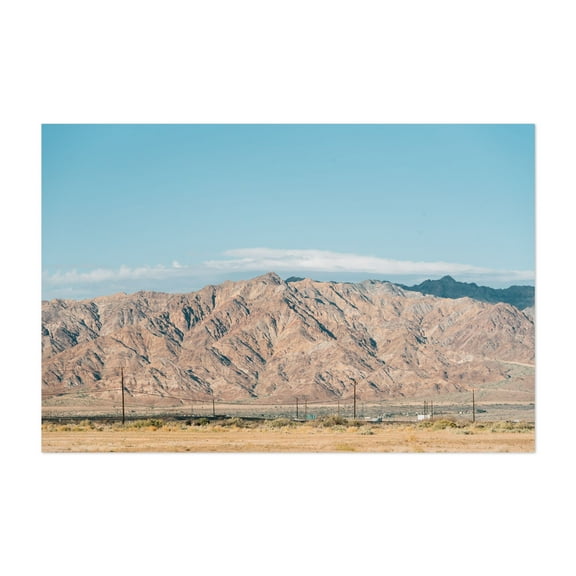 Mountains, Niland - Niland California Photography Unframed Wall Art Print 5 x 7 inches