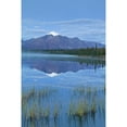 thumbnail image 1 of Mountains Reflect In Drashner Lake Just Off The Denali Highway Southcentral Alaska Autumn Poster Print, 1 of 3