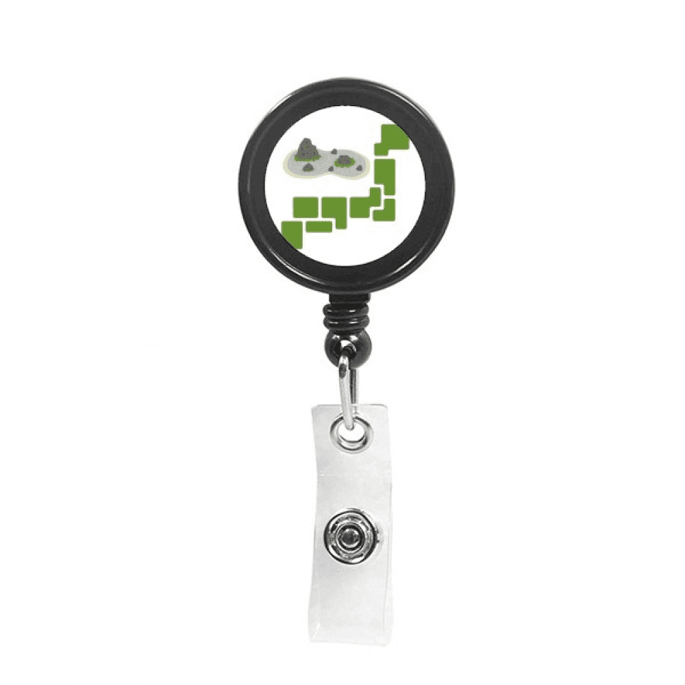Mountains Rivers Lakes Ecology Japan Retractable Keychain Badge Holder ID Badge