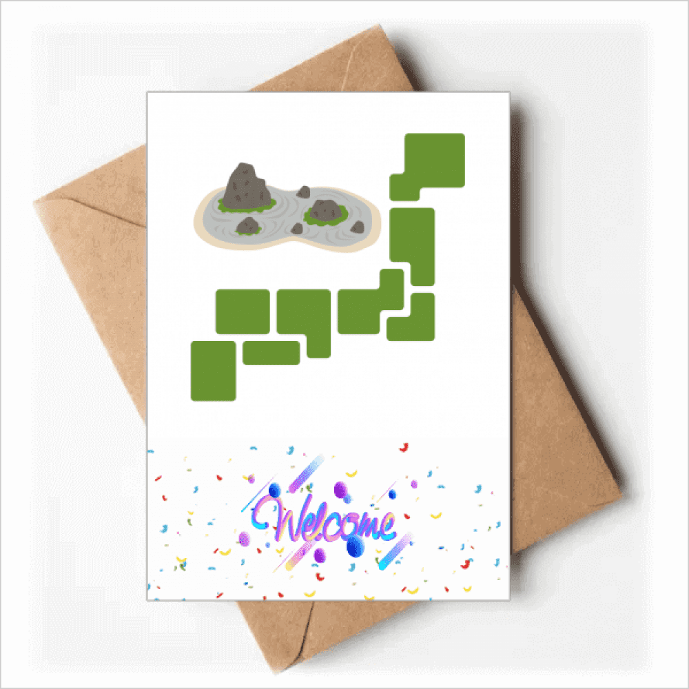 Mountains Rivers Lakes Ecology Japan Welcome Back Greeting Cards Envelopes Blank