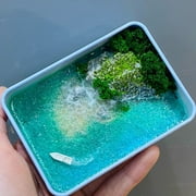 Mountains & Sea Miniature DIY Craft Kit for Adults - Complete Landscape Art Set with Dolphin & Beach Scene, Creative Therapy Crafts & Unique Gift for Women/Men/Kids