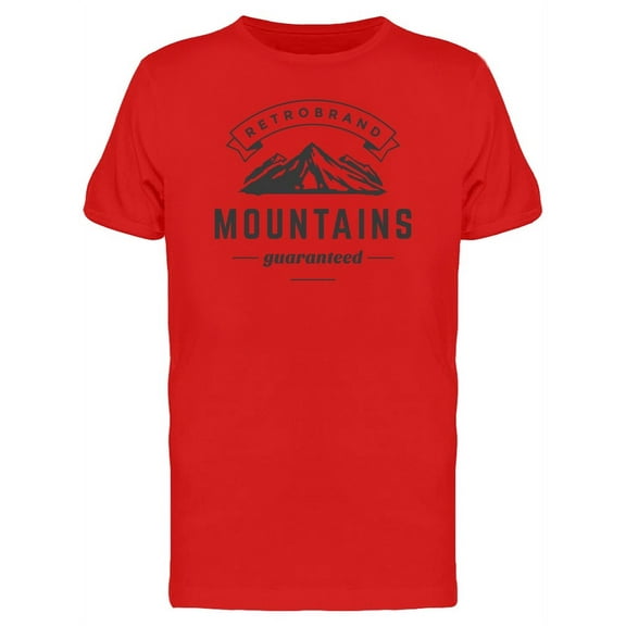 Mountains Silhouette T-Shirt Men -Image by Shutterstock, Male x-Large