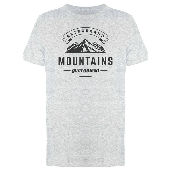 Mountains Silhouette T-Shirt Men -Image by Shutterstock, Male x-Large