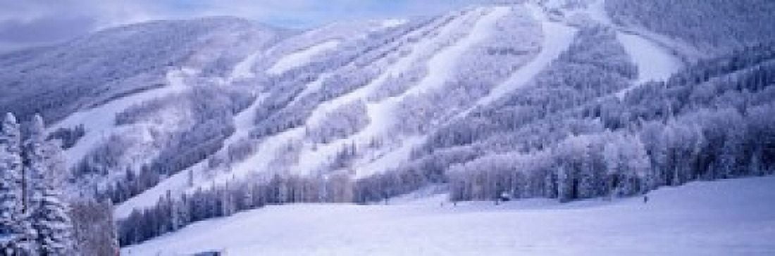 Mountains Snow Steamboat Springs Colorado USA Canvas Art - Panoramic Images (18 x 6)