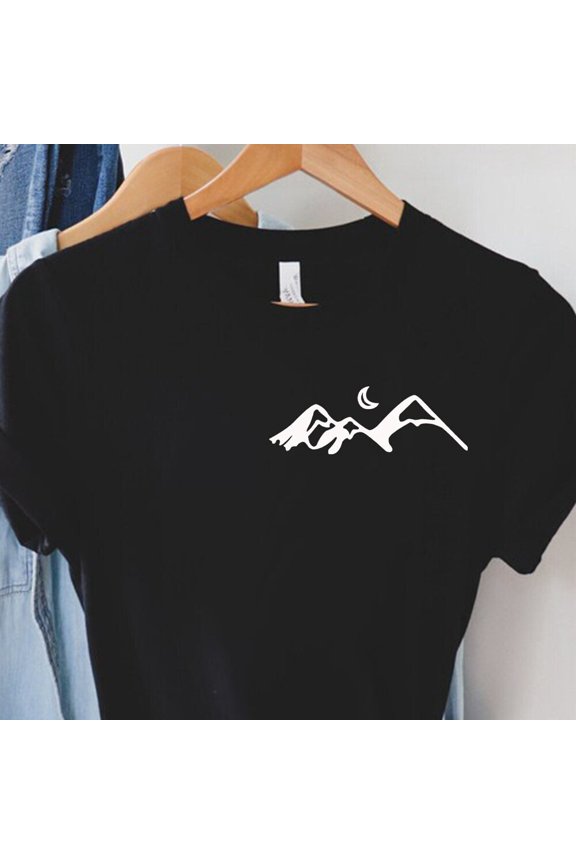 Mountains Tee T-Shirt, Hiking Shirt, Mountain Shirt, Mountains Shirt, Camping Shirt, Nature Shirt, Mountains Calling Unisex S-5XL Hot Trending Shirt, Vintage Birthday Gift
