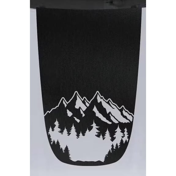 Mountains & Trees Hood Vinyl Decal Compatible with and Fits Subaru Outback Wilderness 2020-2024