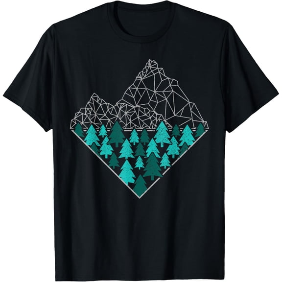 Mountains Trekking Nature Hiking Camping Outdoor Hiker Gift T-Shirt