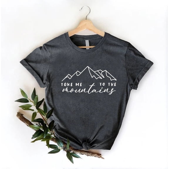 Mountains Trip Shirt,Outdoor Hiking Tee, Adventurer Gift, Take Me To The Mountains Tshirt, Wanderlust Shirt, Camping Squad,Nature Lover Tee Tshirt All Size S-5XL