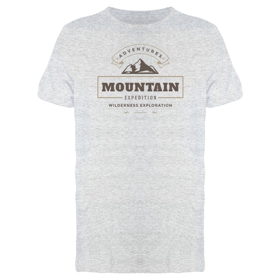 Mountains Typography Tee Men's -Image by Shutterstock