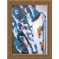 thumbnail image 1 of Mountains and Houses in the Snow 24x18 Gold Ornate Wood Framed Canvas Art by Ernst Ludwig Kirchner, 1 of 2