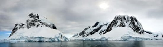 Mountains and glaciers Lemaire Channel Antarctic Peninsula Canvas Art - Panoramic Images (38 x 12)