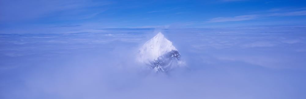 Mountains and glaciers in Wrangell-St Elias National Part Alaska Canvas Art - Panoramic Images (27 x 9)