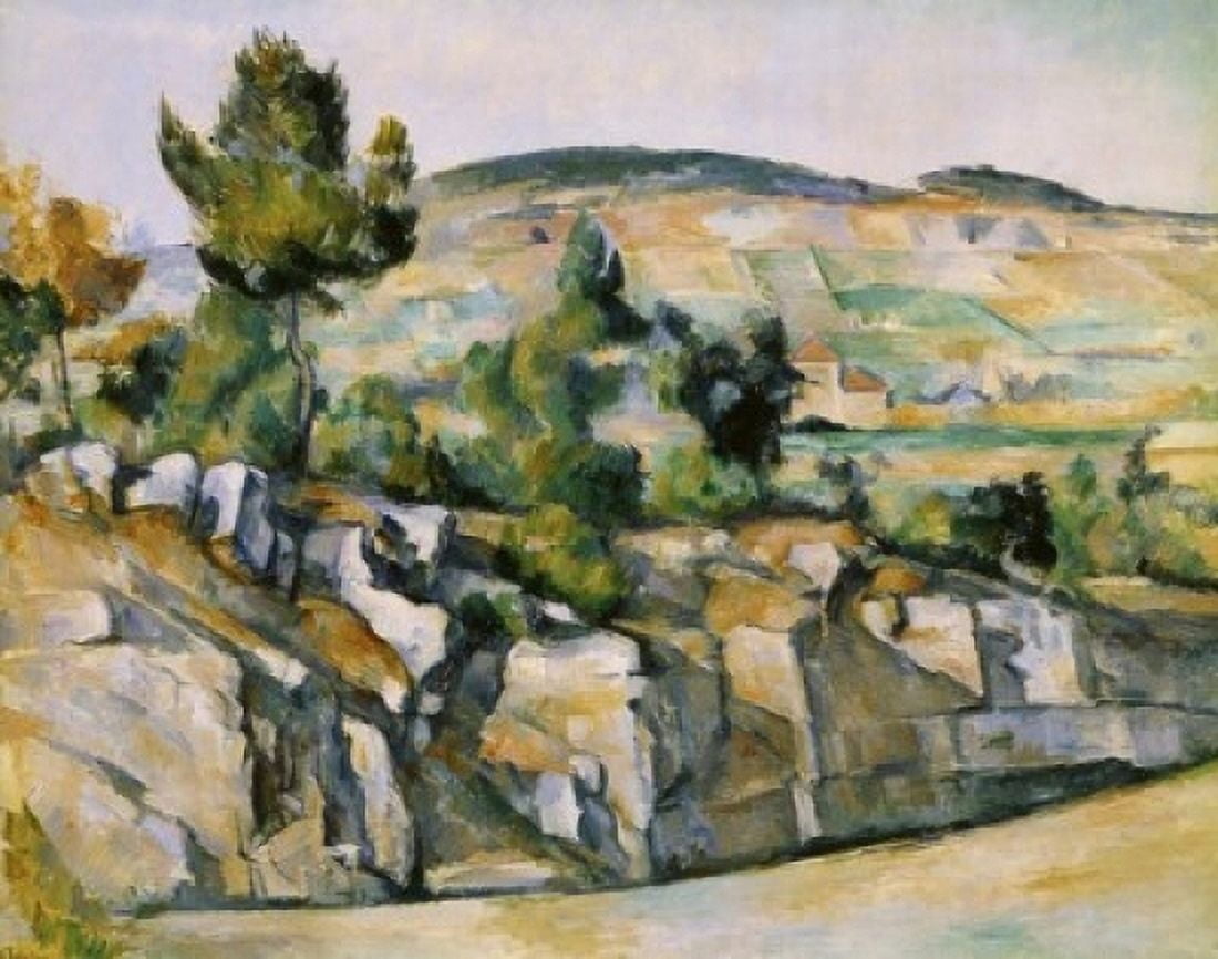 Mountains in Provence 1886-90 Paul Cezanne (1839-1906 French) Oil on canvas National Gallery London England Canvas Art - Paul Cezanne (24 x 36)