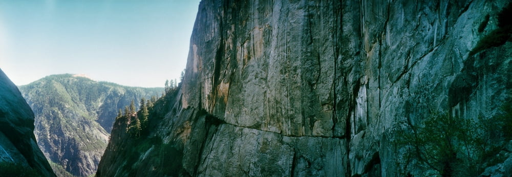 Mountains of Yosemite National Park Mariposa County California USA Canvas Art - Panoramic Images (7 x 18)