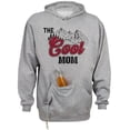 thumbnail image 1 of Mountains the Cool Mom Beer Holder Tailgate Hoodie Sweatshirt Unisex X-Large Oxford, 1 of 4