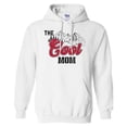 thumbnail image 1 of Mountains the Cool Mom Hoodie Sweatshirt Unisex Large White, 1 of 5
