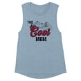 thumbnail image 1 of Mountains the Cool Mom Women's Muscle Tank X-Small Stonewash Denim, 1 of 5