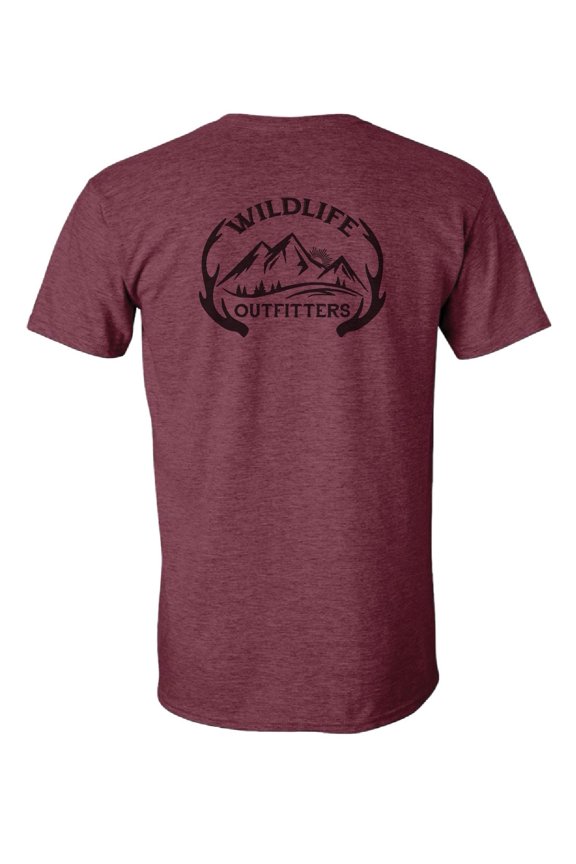 Men's Mountain Antler Camping & Sportsman T-Shirt