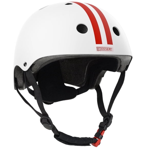 Mountalk Kids Bicycle Helmet, Matte White