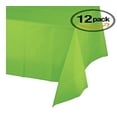 thumbnail image 1 of Mountclear 12-Pack Disposable Plastic Tablecloths - 54 x 108 Inch size Table cover (Lime Green), 1 of 6