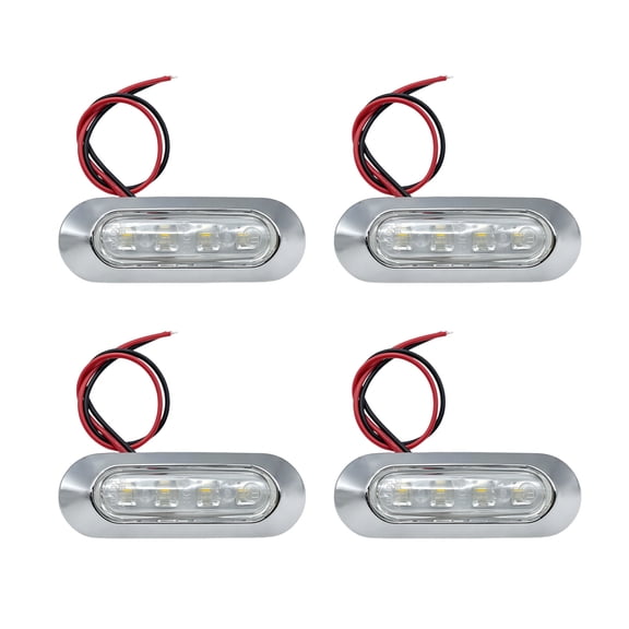 Mounted Boat Light RGBW Marine Courtesy Lamp with Two-Wire Hardwired Setup for Cabin Deck Step Console Areas Use