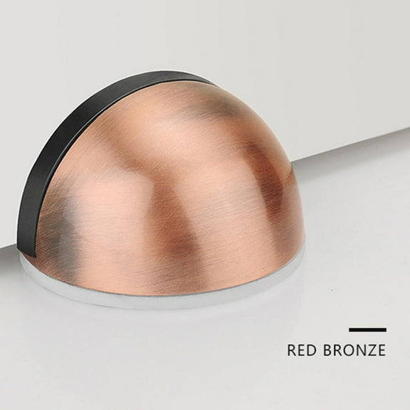 Mounted Dome Door Stop, Usavan Thickened Rubber Prevents Wall Damage, Absorbs Sound Non-Slip Door Stopper with Adhesive Screws for Home Office Doors