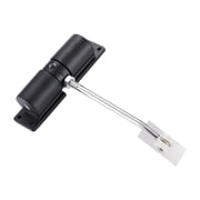 Mounted Door Closer easy to install Automatic Stopper for Shed Doors , black
