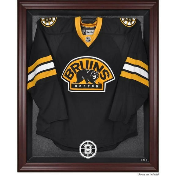 Mounted Memories NHL Jersey Display Case - Boston Bruins - Mahogany