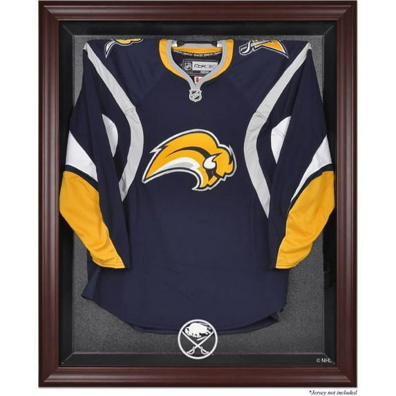 Mounted Memories NHL Jersey Display Case - Buffalo Sabres - Mahogany
