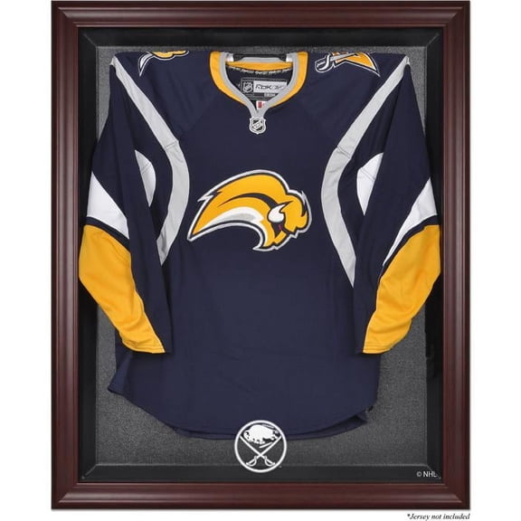 Mounted Memories NHL Jersey Display Case - Buffalo Sabres - Mahogany