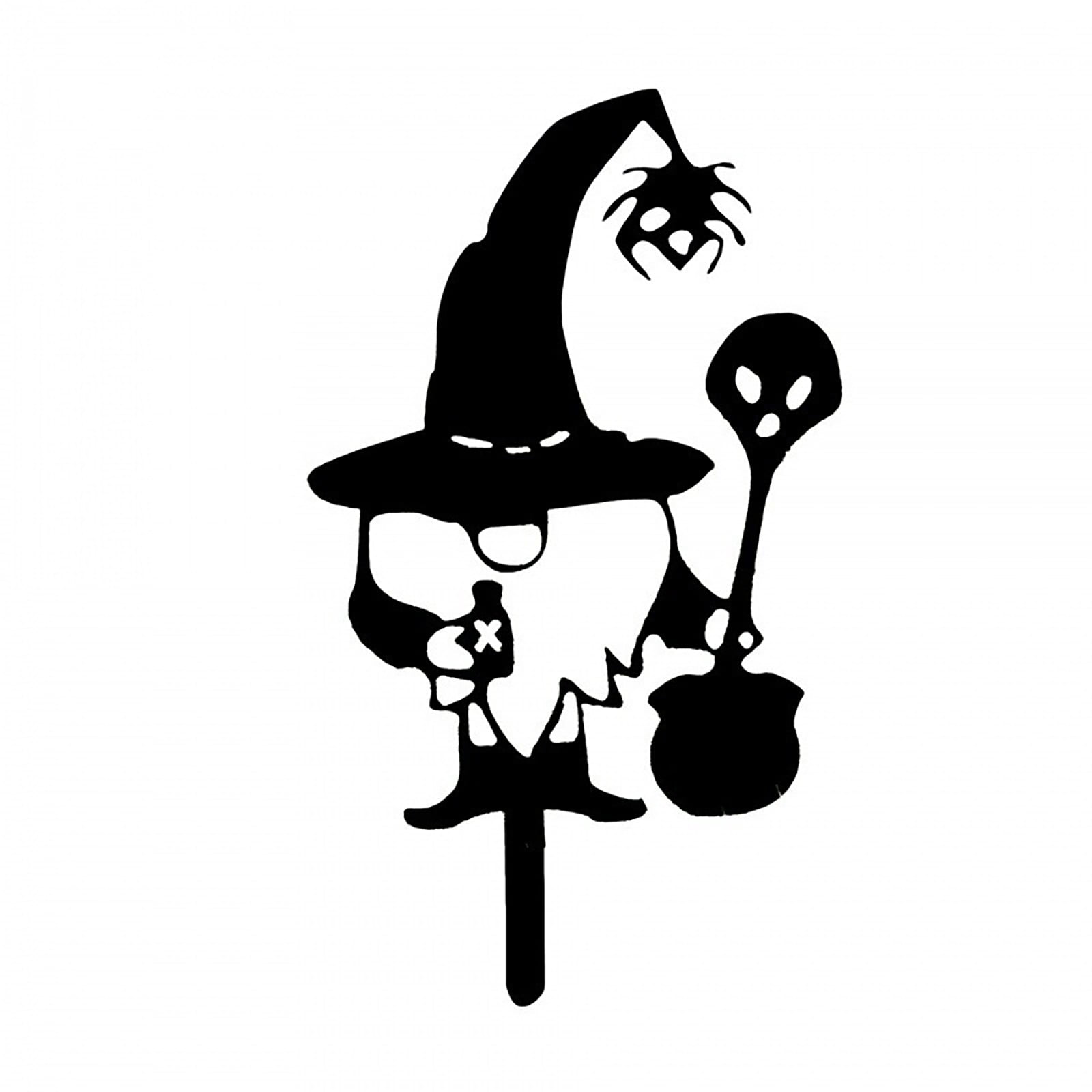 Mounted Metal Garden Statue Silhouette Decorative Garden Stakes Garden Outdoor Statues For Yard