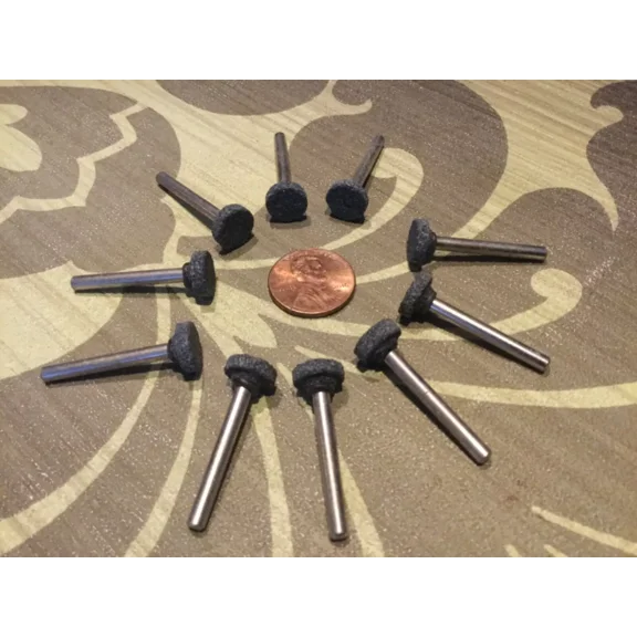 Mounted Point Grinding Air Die Grinder Wheels Disc10 Pcs 3/8 X 1/8 X 1/8 Shank