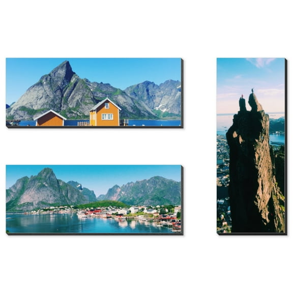 Mounted Set of 3 Gallery Wall