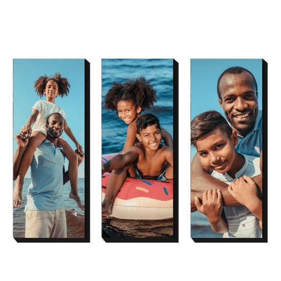 Mounted Vertical Trio Gallery Wall