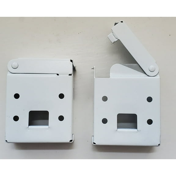 Mounting Brackets for 2.5" Horizontal Blinds in White for Faux or Real Wood