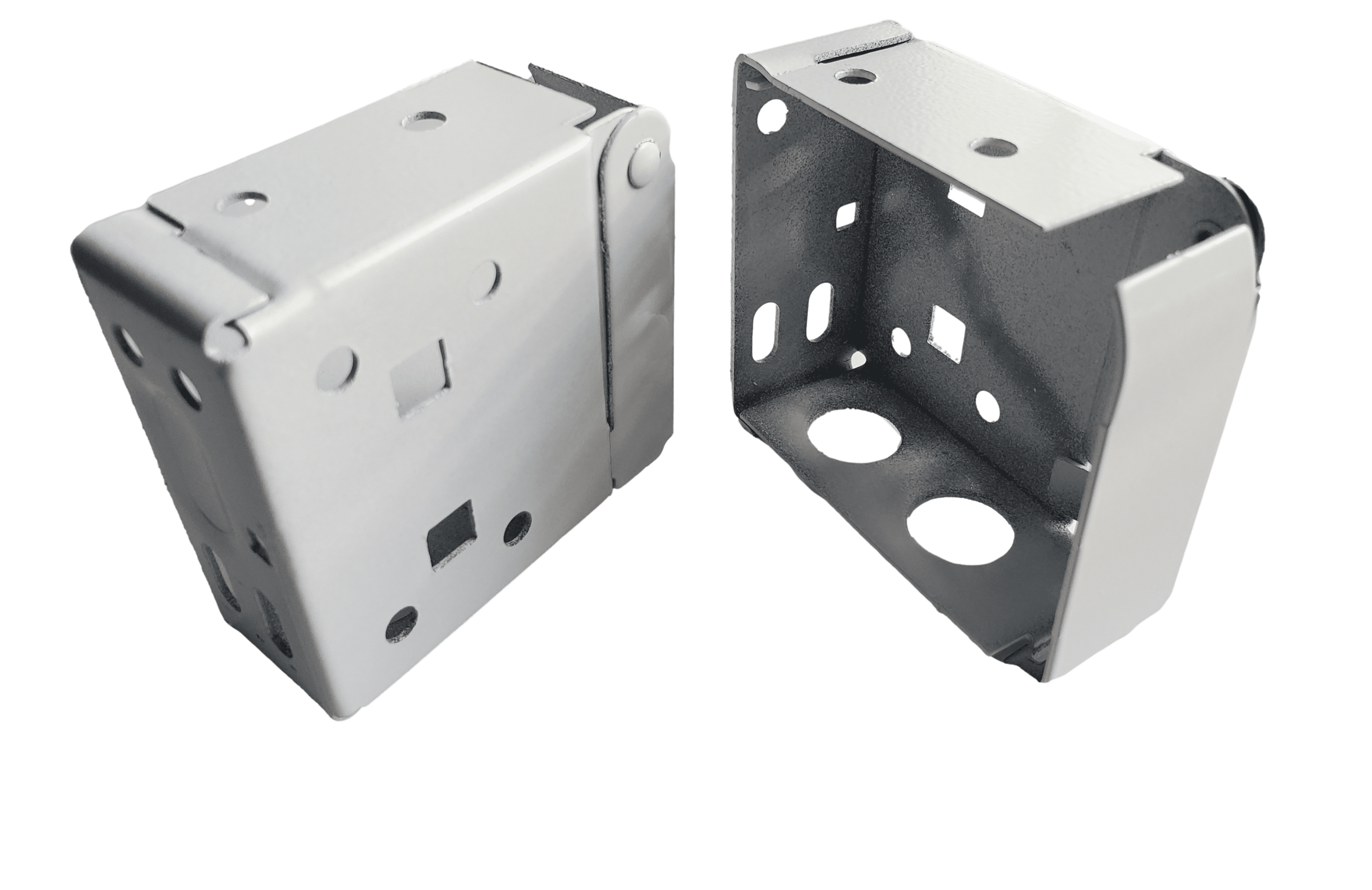 Mounting Brackets for High Profile 2 Inch Horizontal Blinds in White