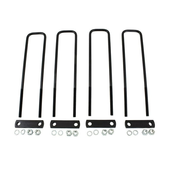 Mounting Kit for Headache Racks - Cab Rack Installation Kit - Includes U-Bolts, Tie-Plates, Nuts