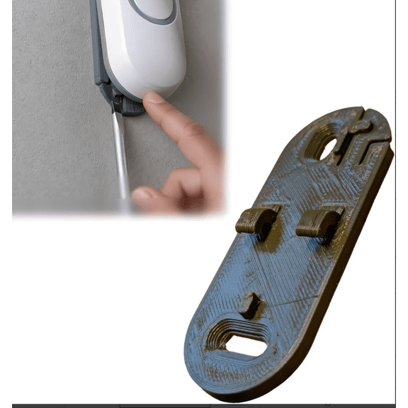Mounting Plate for Honeywell Doorbell, Replacement Bracket Compatible with DCP311/DCP511/DCP911 Models, Secure Installation Backplate(2pcs)