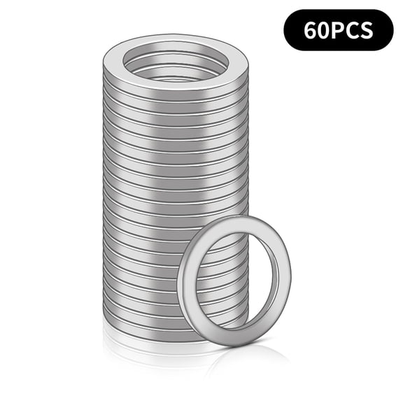 Mounting Rings Stainless Steel 1.5mm Thick Washers Shims for Mechanical Equipment & Home Improvement Industrial Use