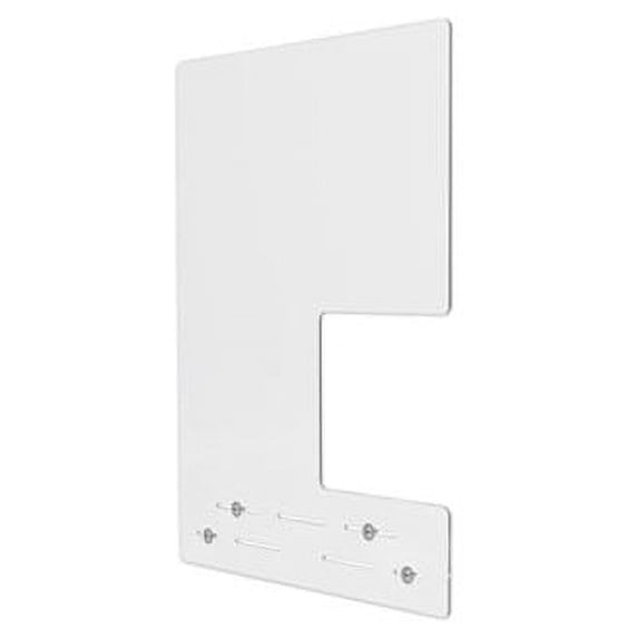 Mounting Safety Barrier with Side Pass Thru 23.75" x 31.75", Polycarbonate, Clear, 2/Carton