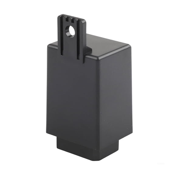 Mounting Tab Flasher Module 12V, Rectangular Vehicle Circuit Unit with 6 Pin Flat Plug for Trailer Circuit Service