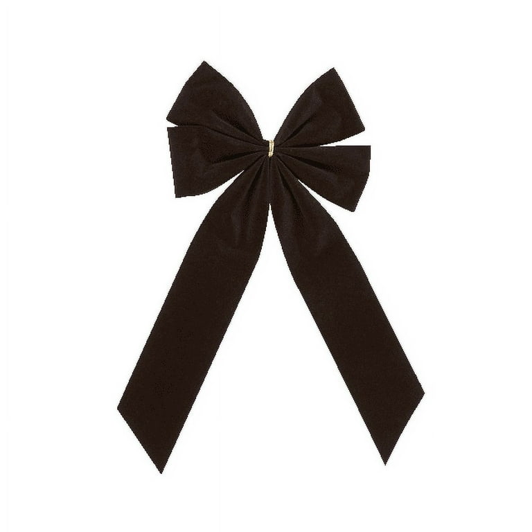 Mourning Funeral Bow - 3 per pack! Black Bow & Tail - 4 Loop - Large Size