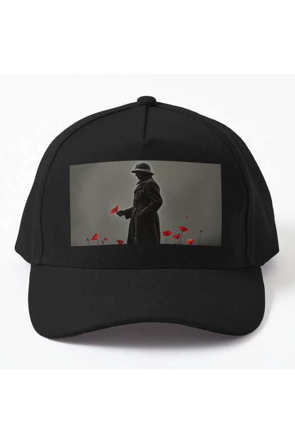 Mourning and Remembrance Baseball Cap, Memorial Reflection Statement Graphic Design, Classic Hat