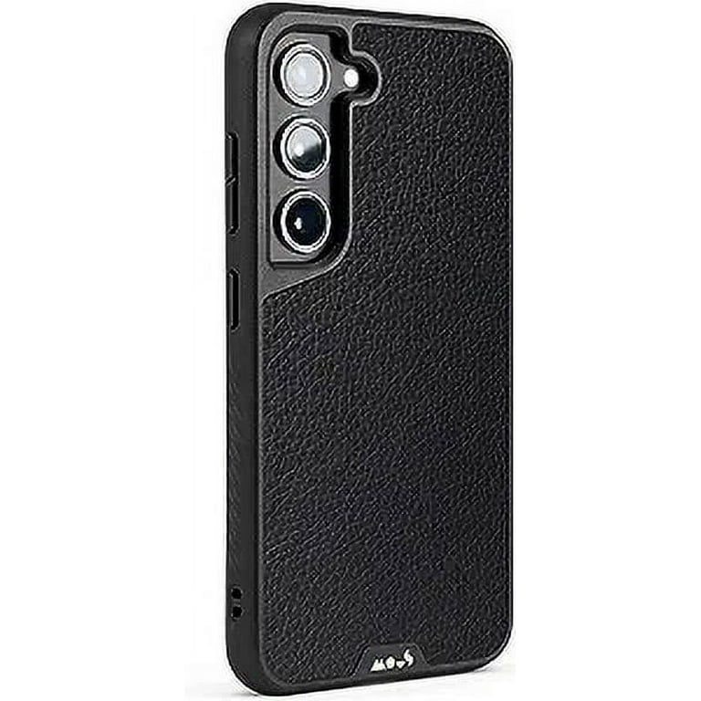 Mous - Case for Samsung Galaxy S23 Plus - Black Leather - Limitless 5.0 -  Protective S23 Plus Case MagSafe Compatible - Shockproof Phone Cover