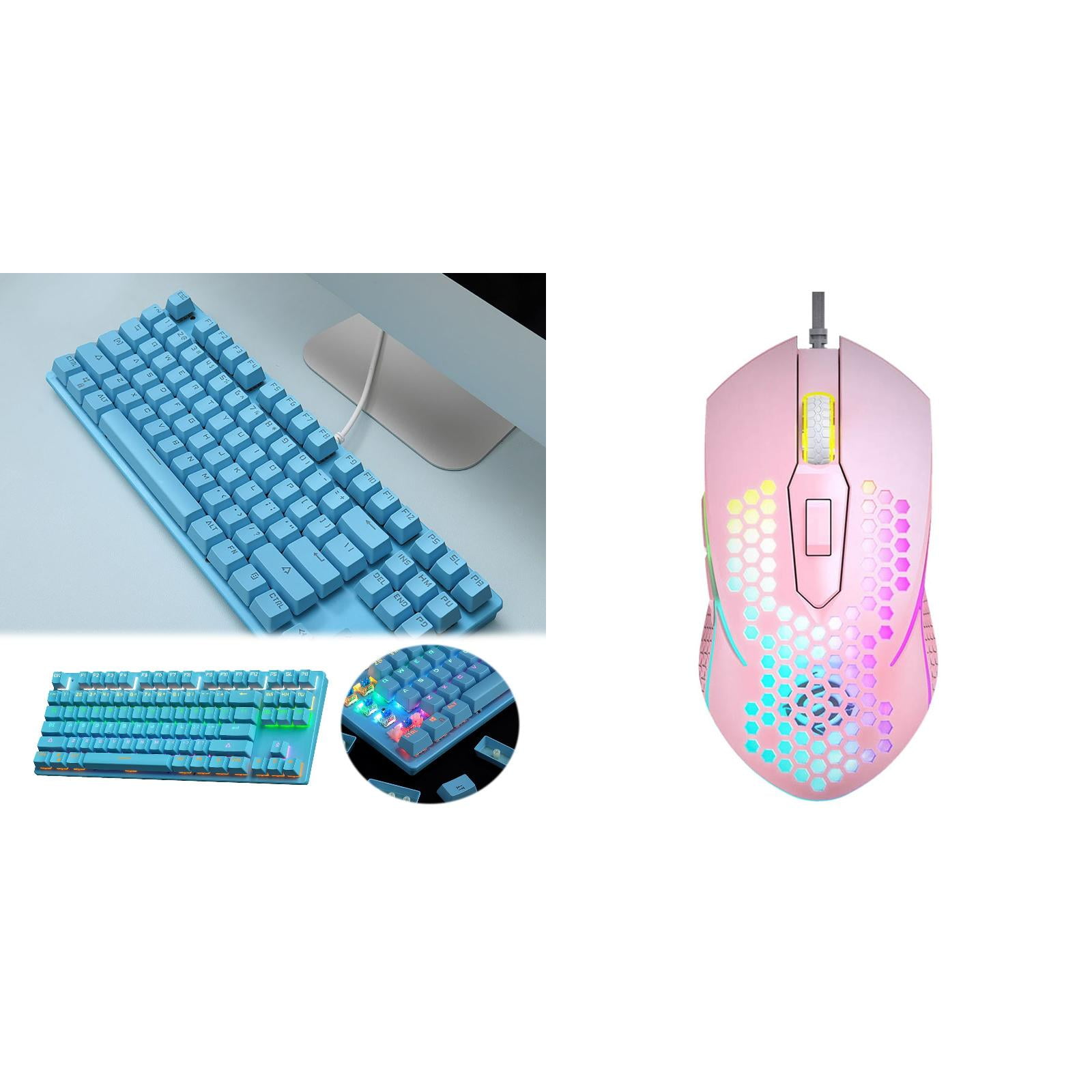 Mouse And Keyboard Combo High Precision Computer Gamer Mouse Glowing