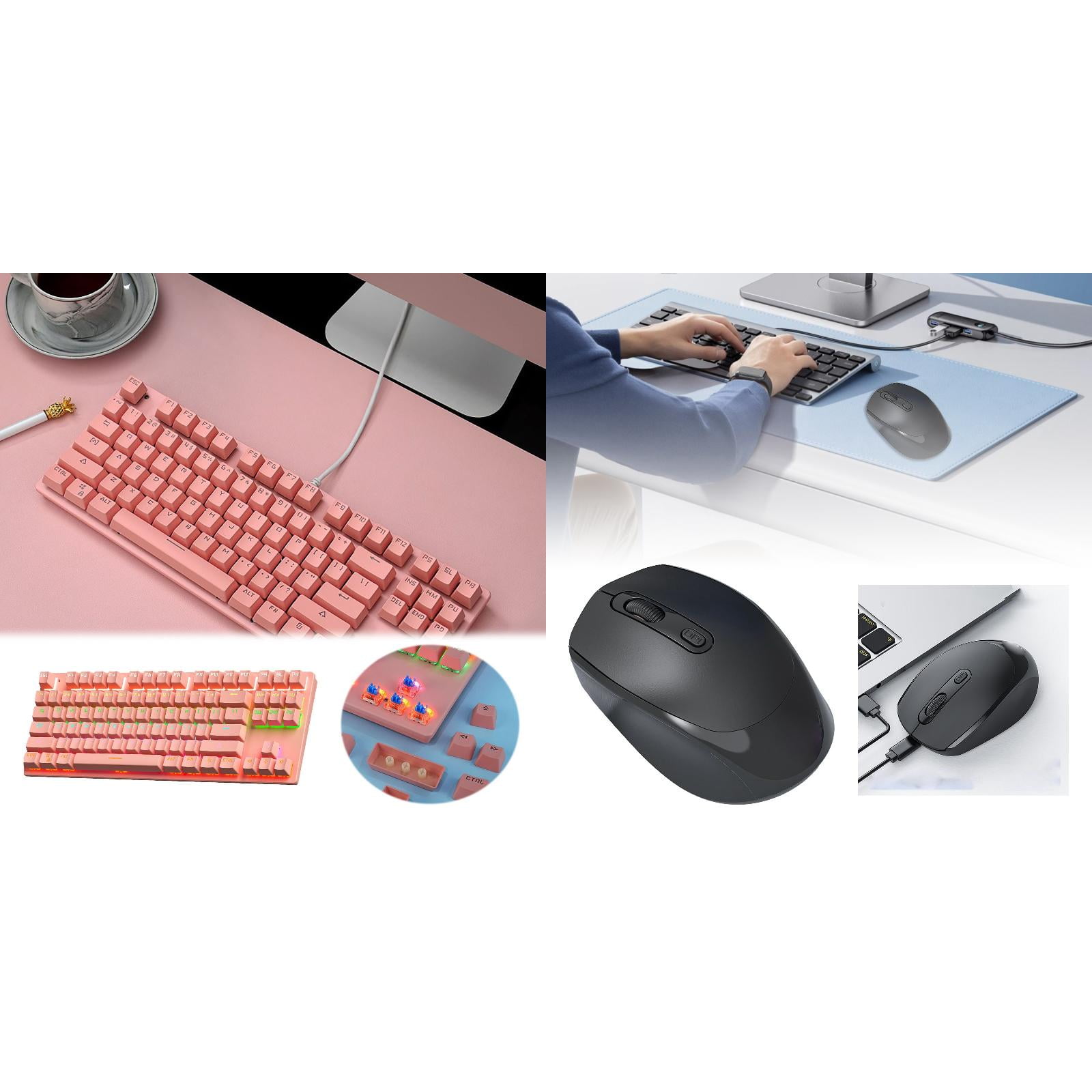 Mouse And Keyboard Combo Programmable Macro Shortcuts For Pc, Mac